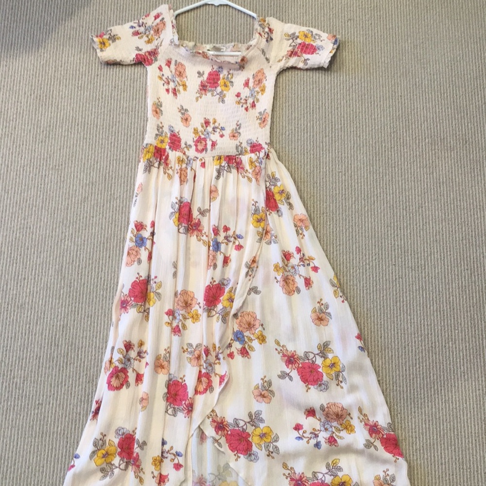 F21 HIGH LOW FLORAL DRESS